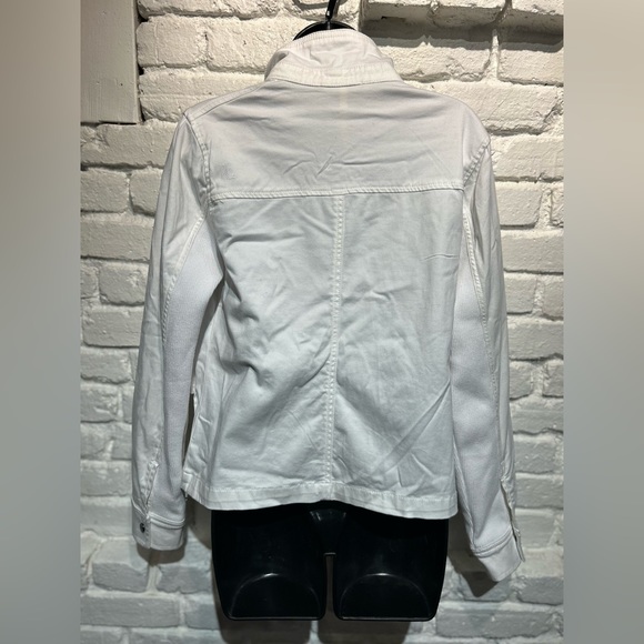 Lole white cotton bomber jacket - buy one get one free deal! Limited time offer. - Picture 5 of 6